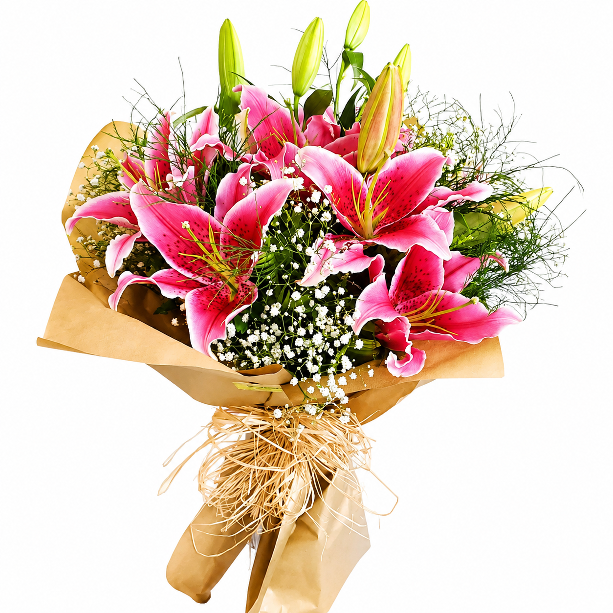 Buqu� de L�rios rosa
