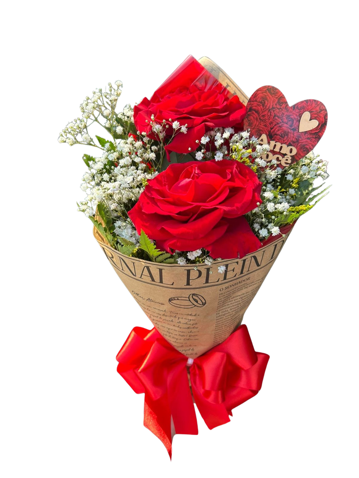 Buqu� de 2 rosas Vermelhas