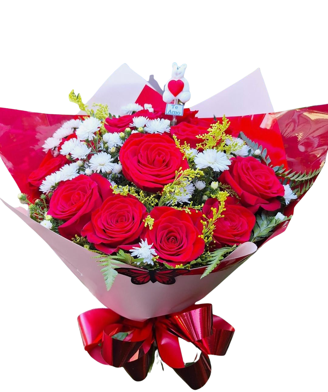 Buqu� 12 Rosas Vermelhas importadas